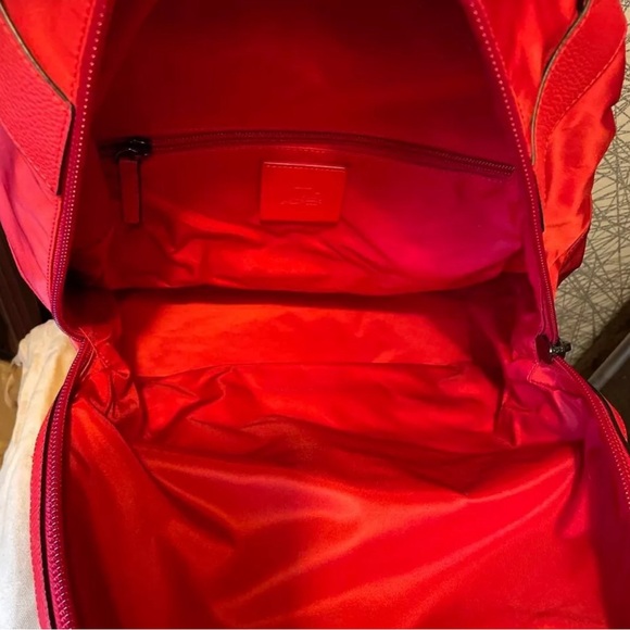 Authentic Christian Louboutin BackPack Bag  Red Nylon - Picture 13 of 14